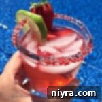 Close up of Strawberry Margarita