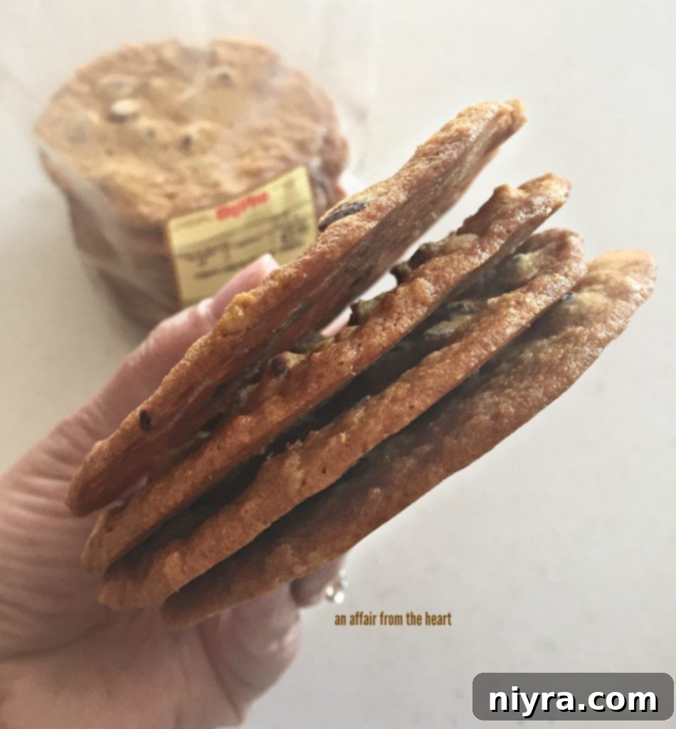 Mocha Chocolate Chip Icebox Delight 13 Thin Chocolate Chip Cookies for Icebox Cake