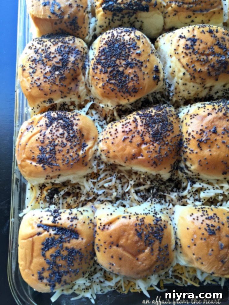 Zesty Horseradish Roast Beef Sliders 7 Unbaked Roast Beef Sliders Ready for Refrigeration