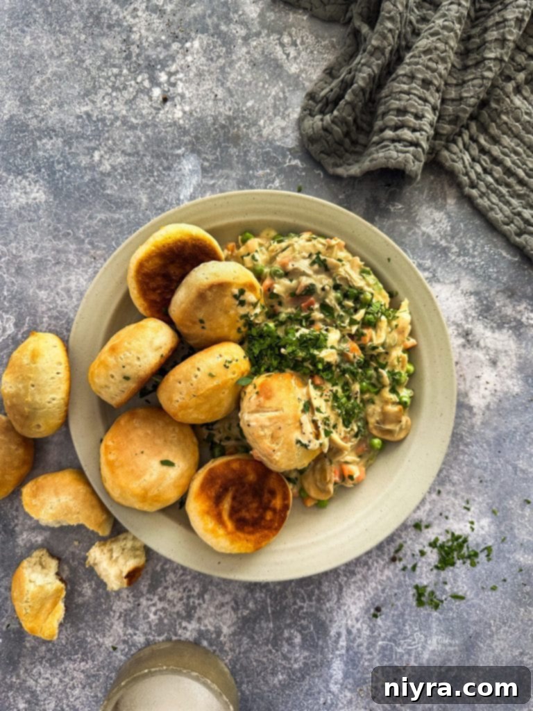 Regal Creamy Chicken Delight 3 Close-up of a spoonful of creamy Chicken à la King.