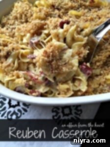 Hearty Reuben Casserole, a comforting meal