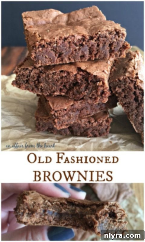 Old Fashioned Brownies: A classic chocolate dessert
