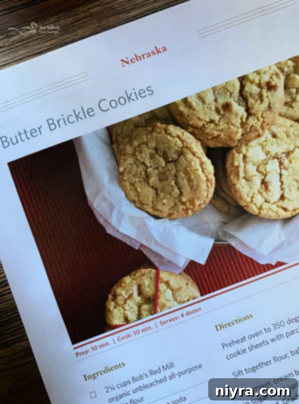 Planner page showing United States of Sweets