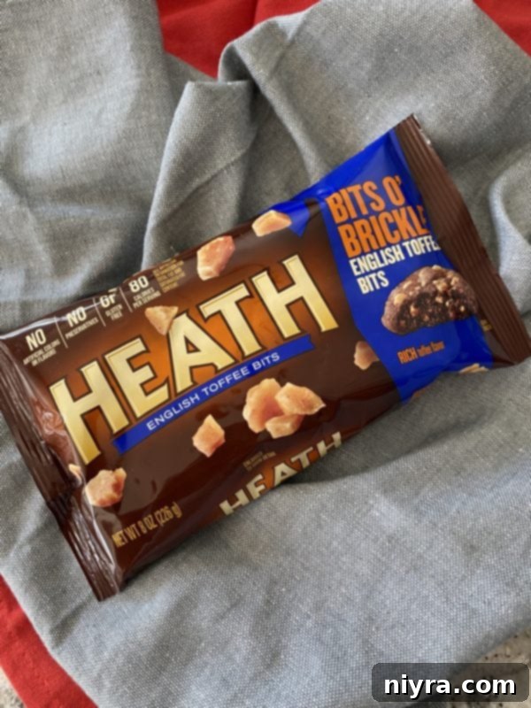 Heath English Toffee Bits 'O Brickle, an essential ingredient