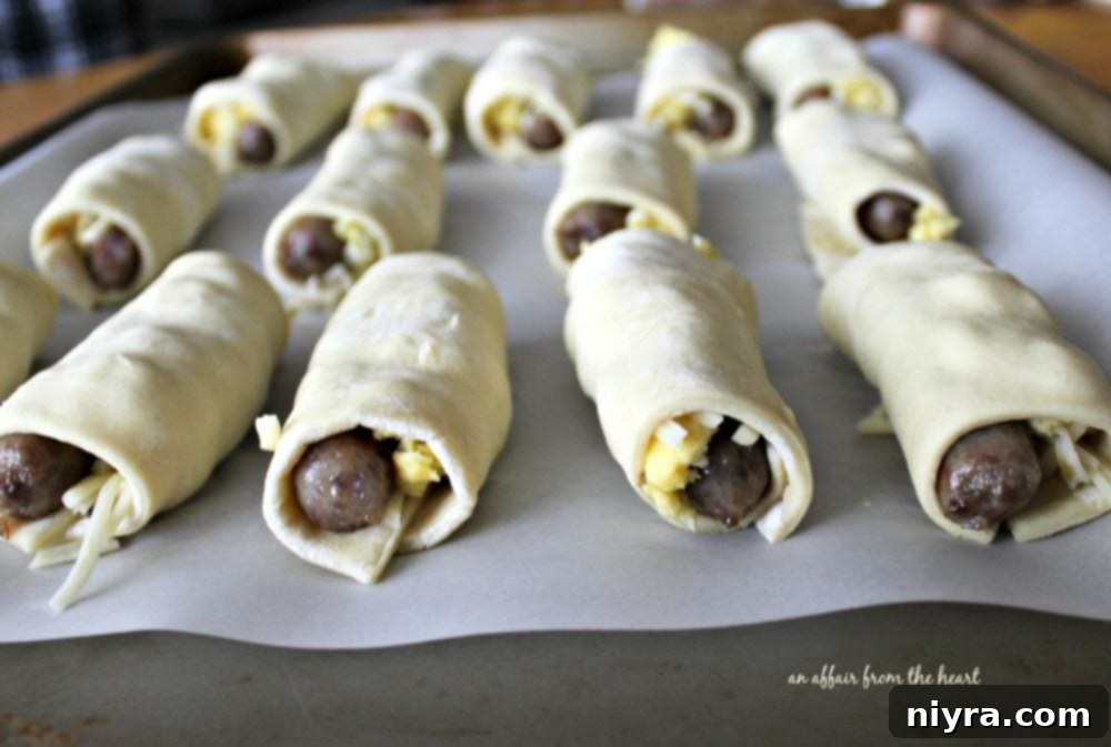 Southwestern Sausage Brunch Roll-Ups