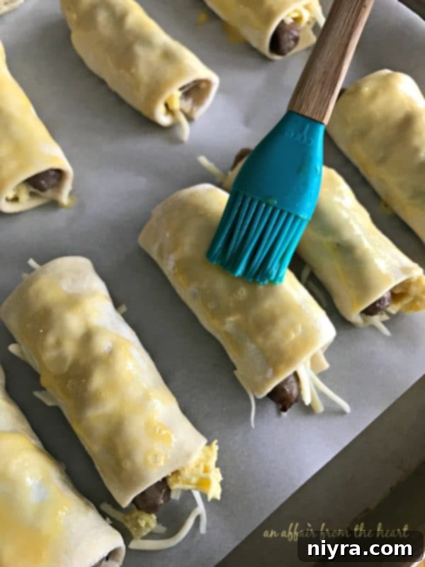 Southwestern Sausage Brunch Roll-Ups