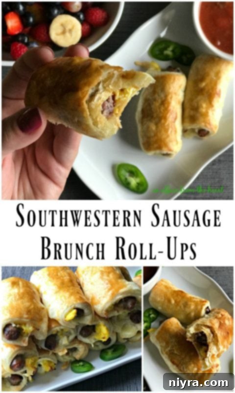 Southwestern Sausage Brunch Roll-Ups - An Affair from the Heart