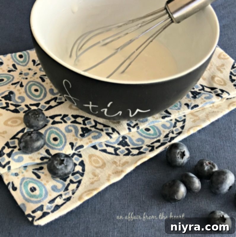 Blueberry Streusel Dessert Pizza