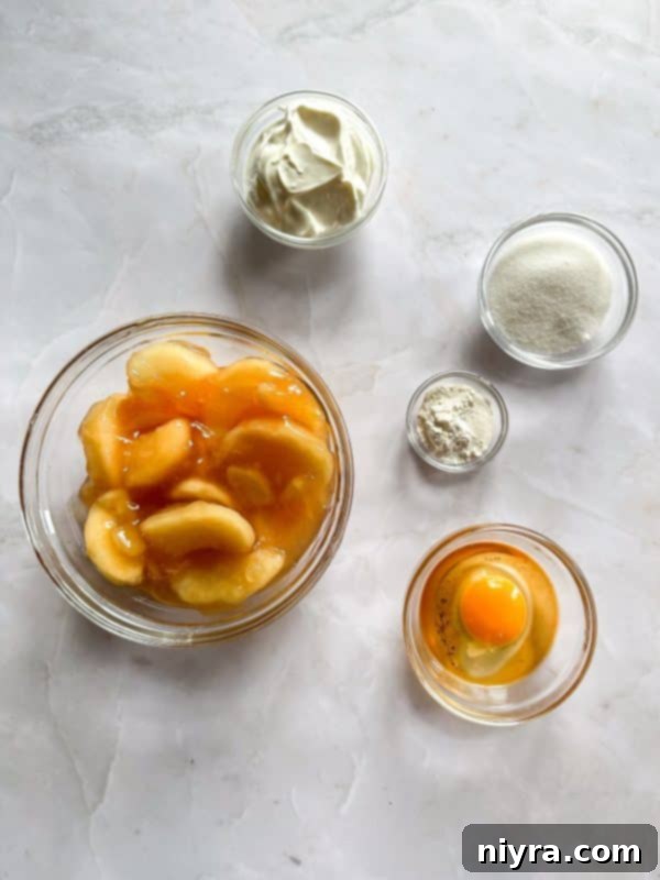 Close up of dry ingredients for crumb crust
