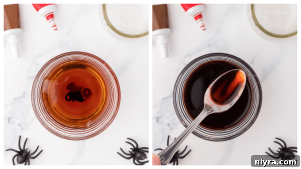 Mixing cream cheese frosting