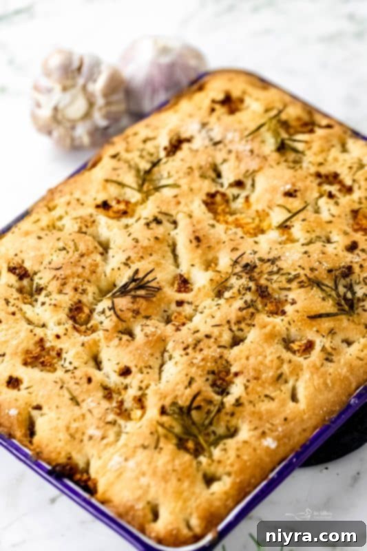 A bowl with flour, salt, and yeast, ready for mixing to make focaccia dough