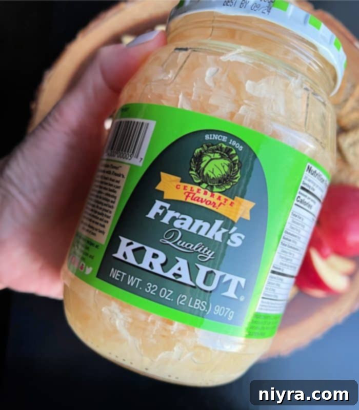 Frank's Kraut branded packaging