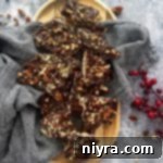 Classic Homemade Toffee 13 Close up of Toffee pieces on a gray napkin