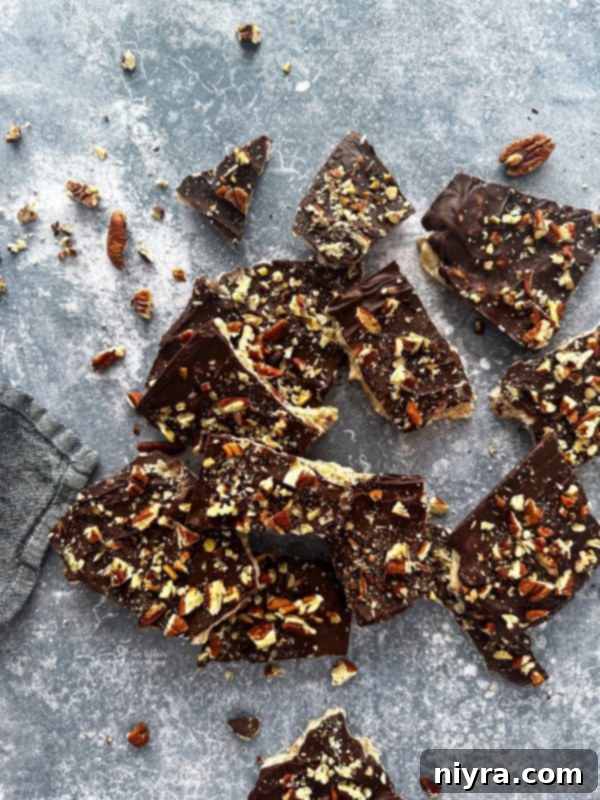 Ingredients for toffee recipe laid out on a table