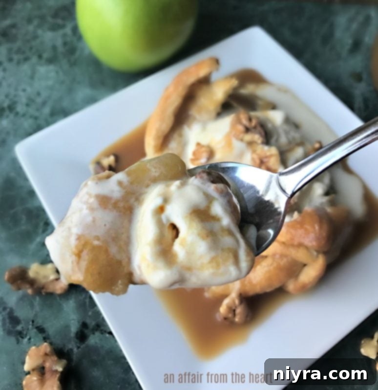 Spiced Rum Caramel Apple Dumplings 22 Apple Dumplings with Spiced Rum Caramel Sauce