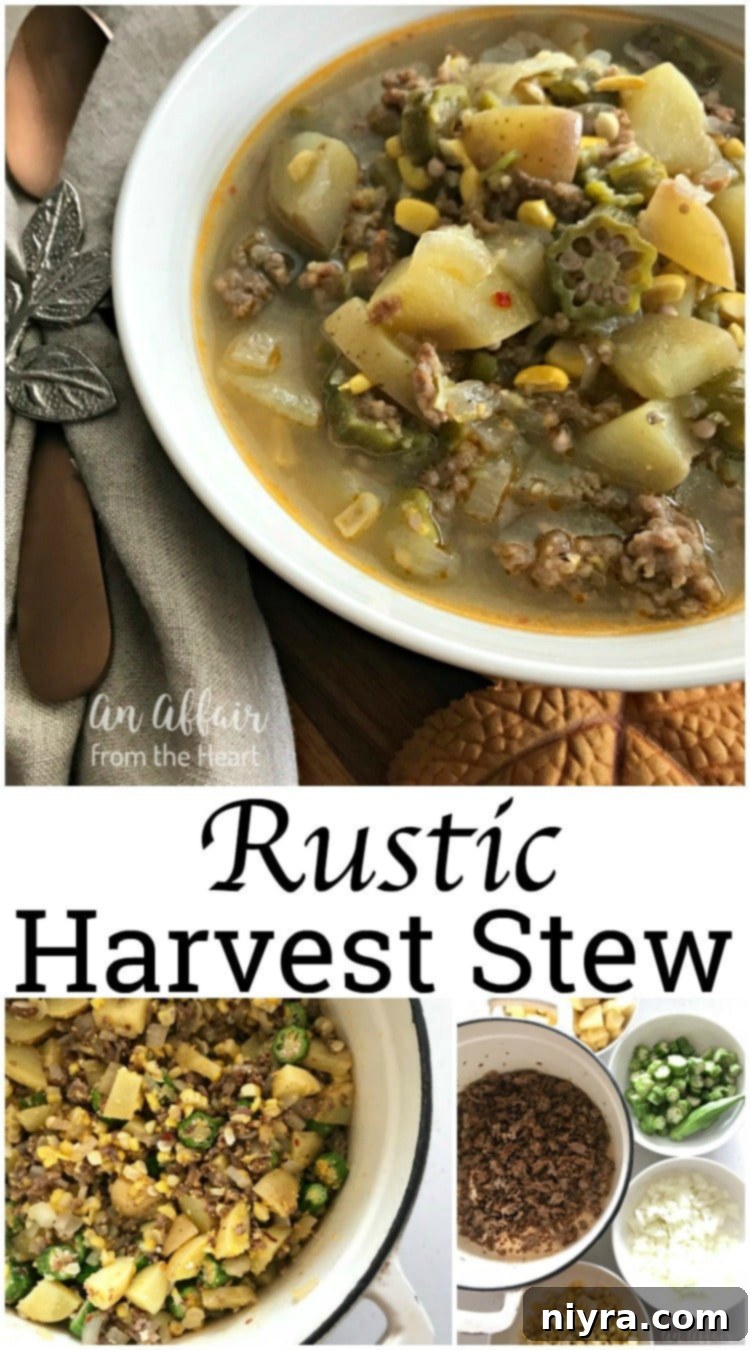 Rustic Harvest Stew with Okra and Sausage