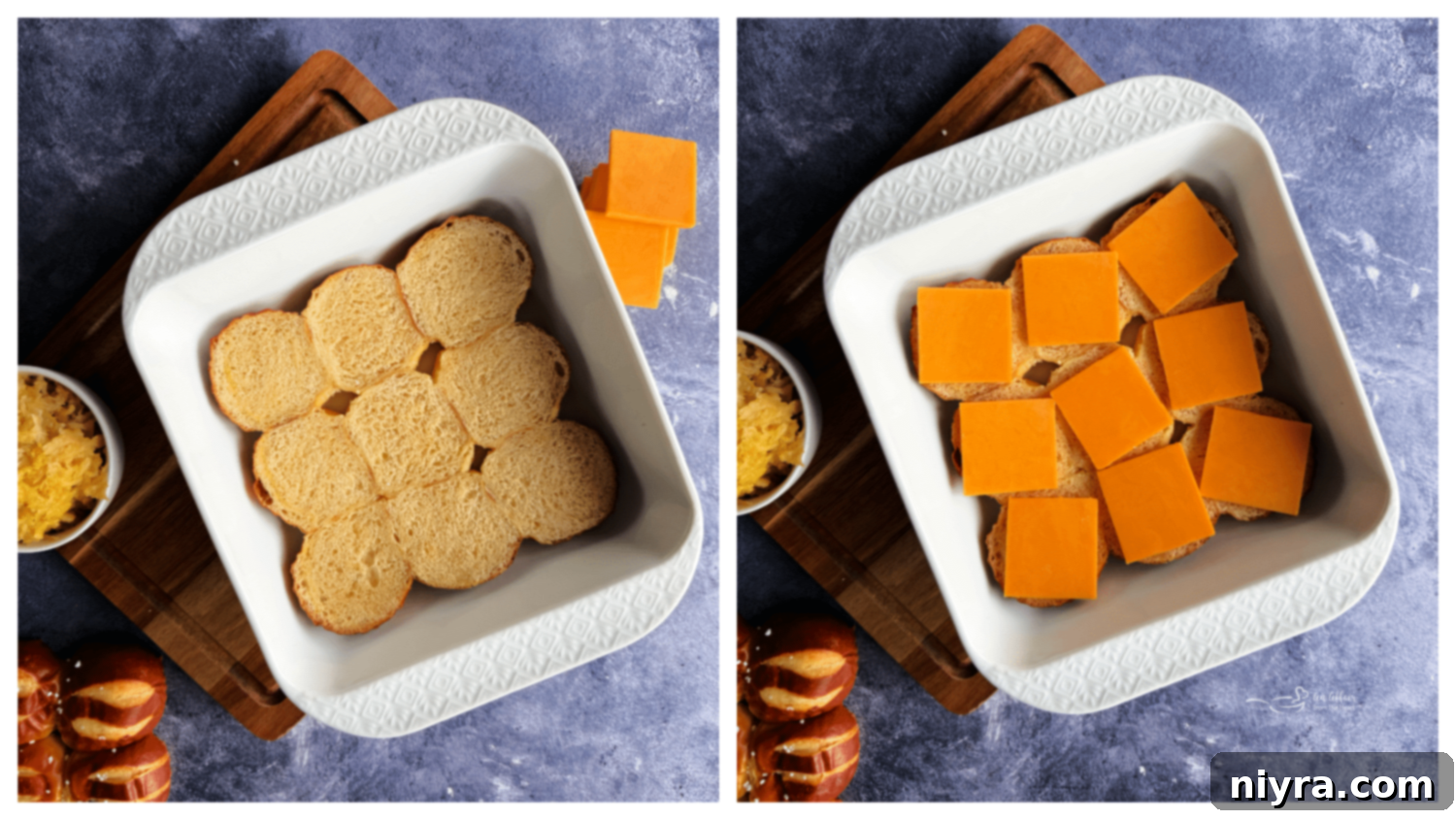 Bratwurst patties browning in a skillet.