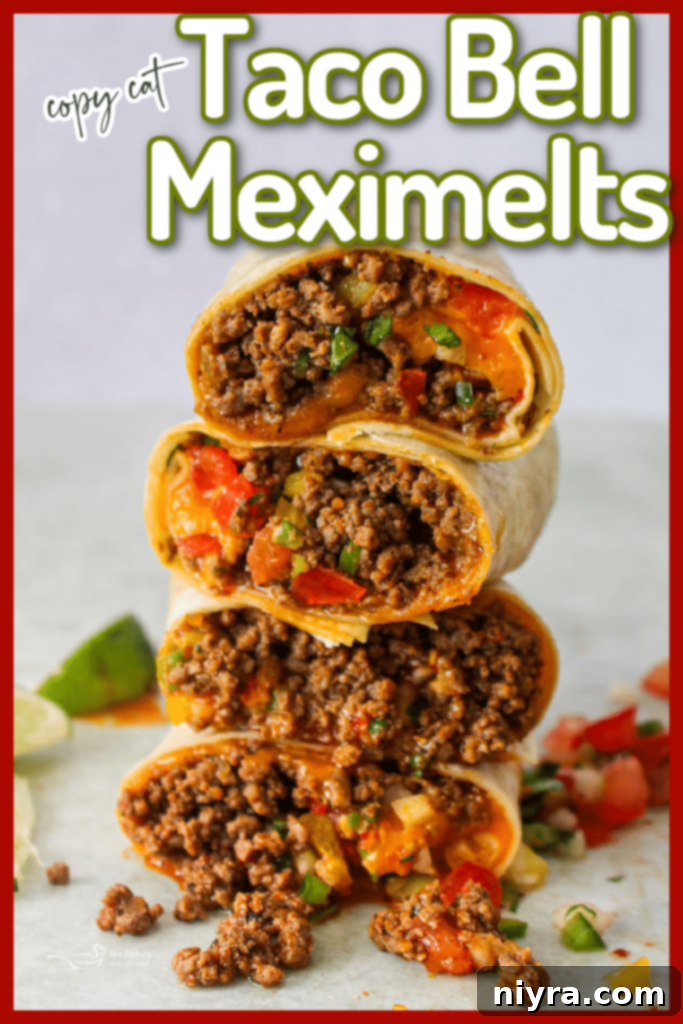Another enticing image of the homemade Meximelts, showcasing their delicious appeal.