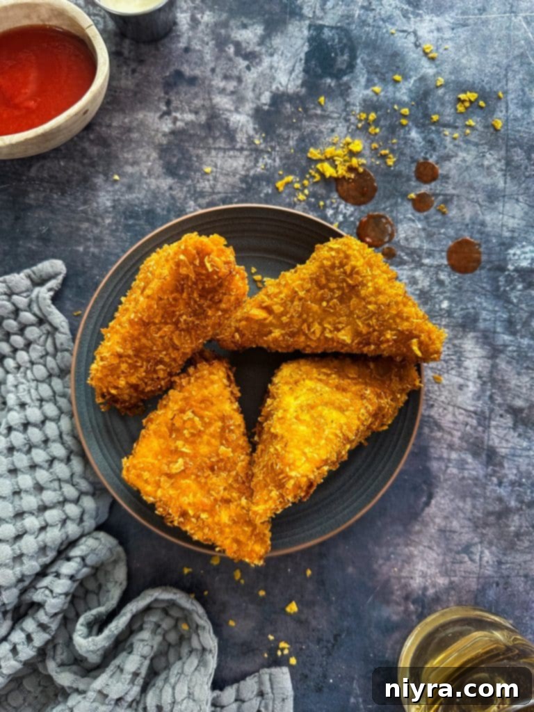 A Pinterest-friendly image of Cheese Frenchees with text overlay, encouraging pinning.