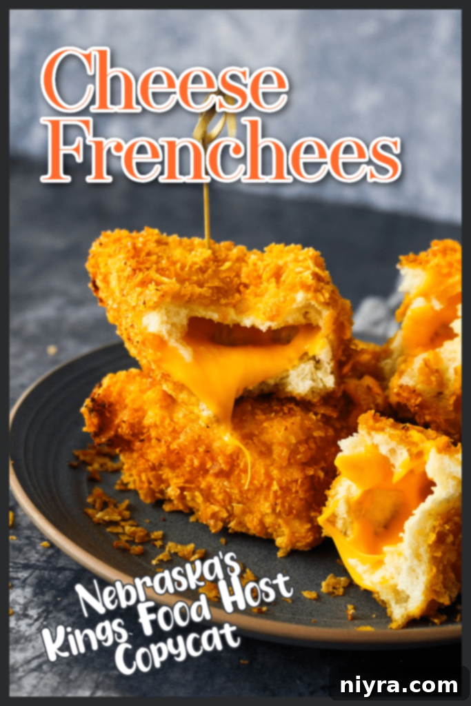 A final close-up of a Cheese Frenchee, highlighting the crispy breading.