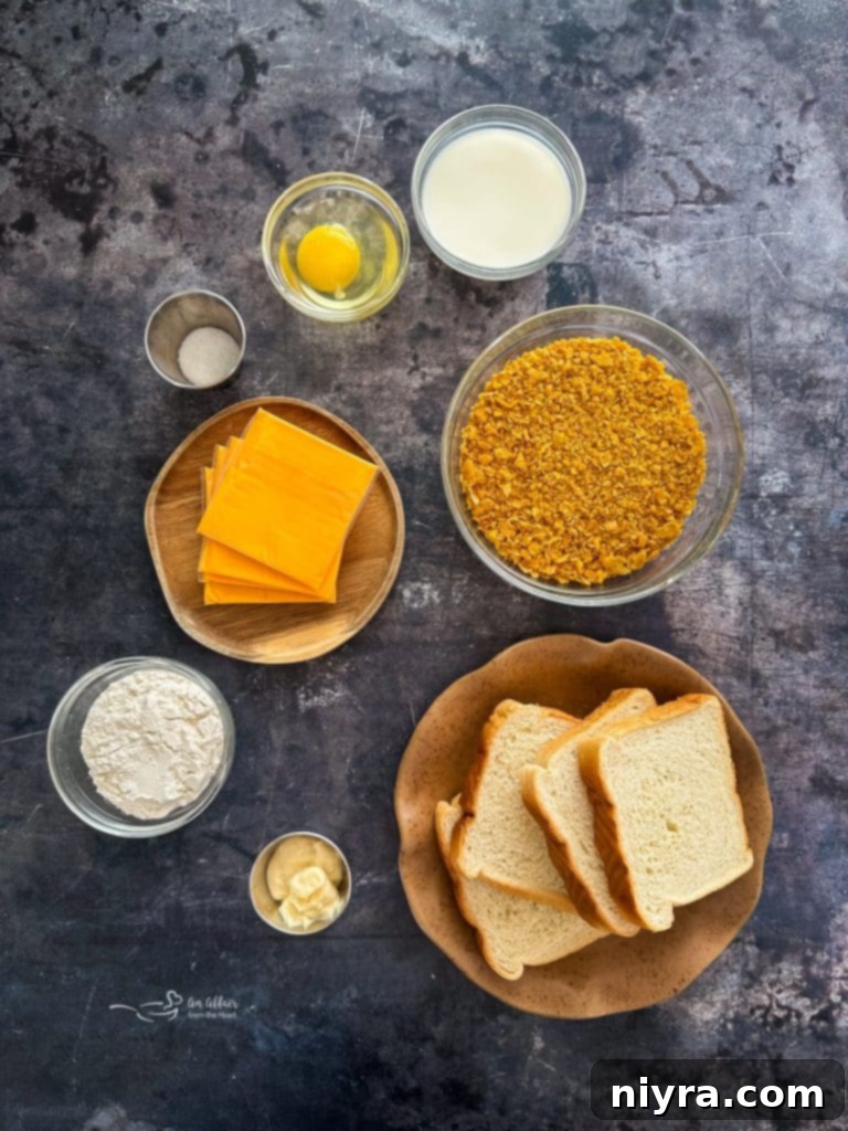 A stack of Cheese Frenchees ready to be served, highlighting their golden color.