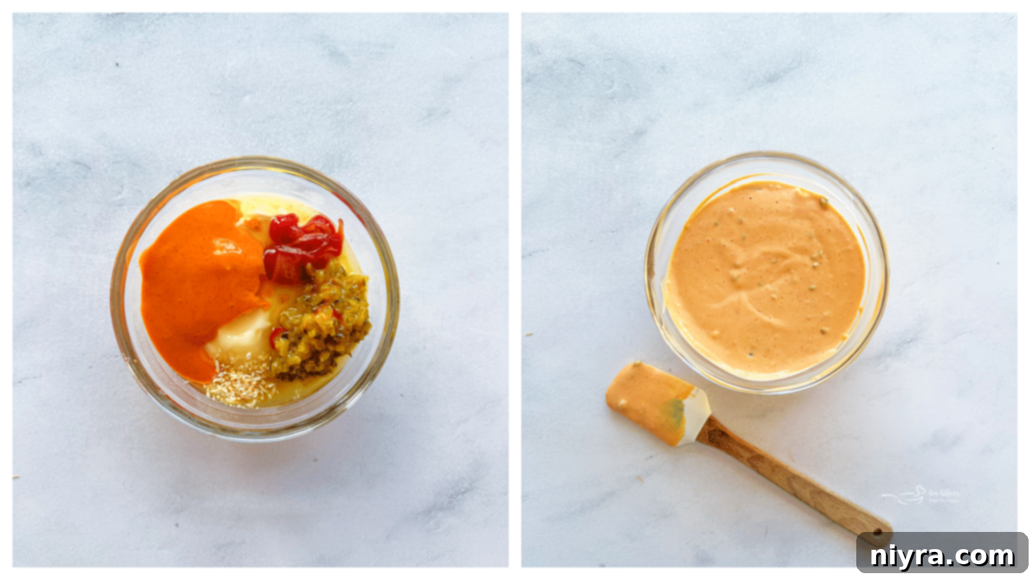 Big Mac sauce ingredients mixed