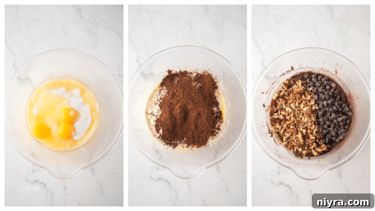 Melted butter in a bowl