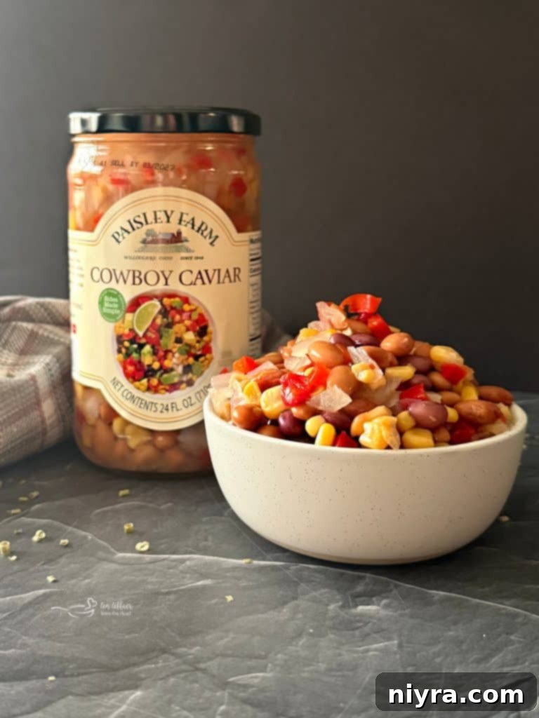 Perfectly baked Cowboy Corn Casserole, ready to be served.