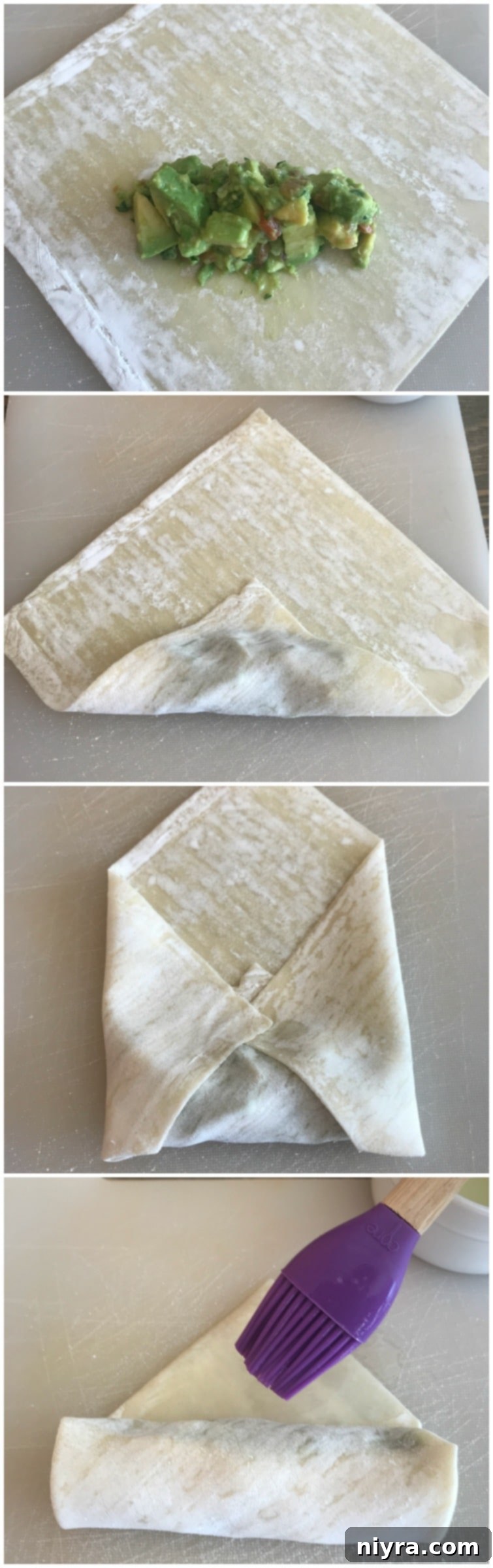 Guacamole Egg Rolls with Spicy Cilantro Ranch Dipping Sauce