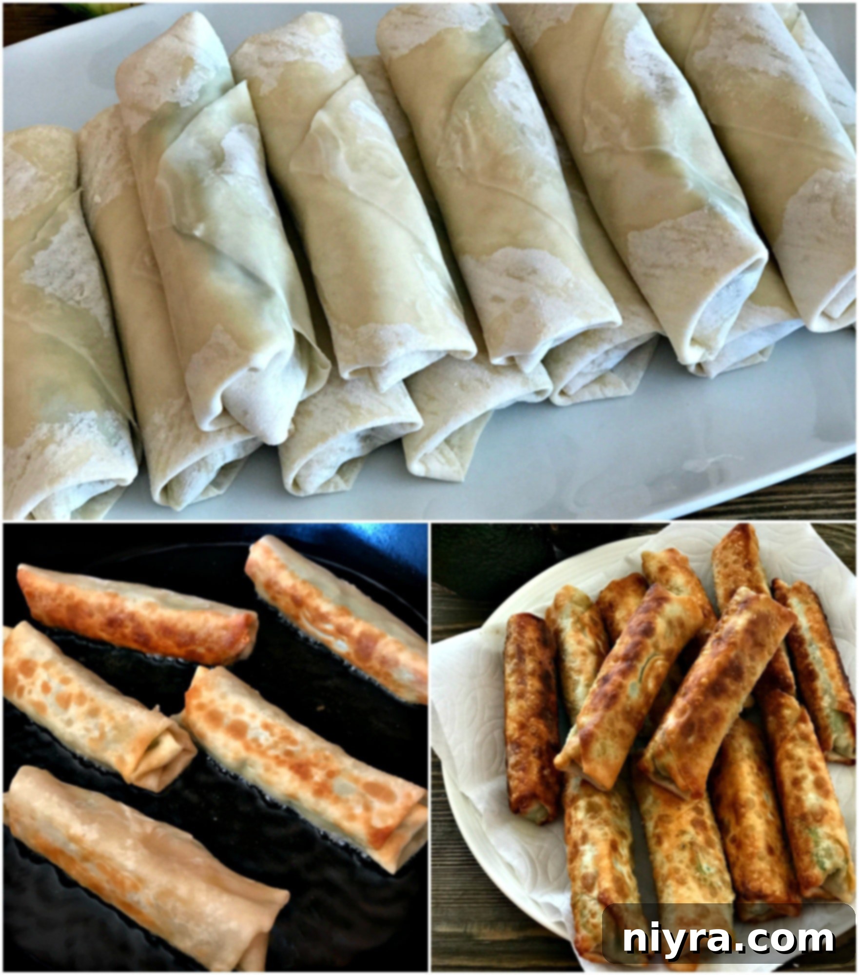 Guacamole Egg Rolls with Spicy Cilantro Ranch Dipping Sauce