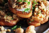 Marinated Mushroom Crostini