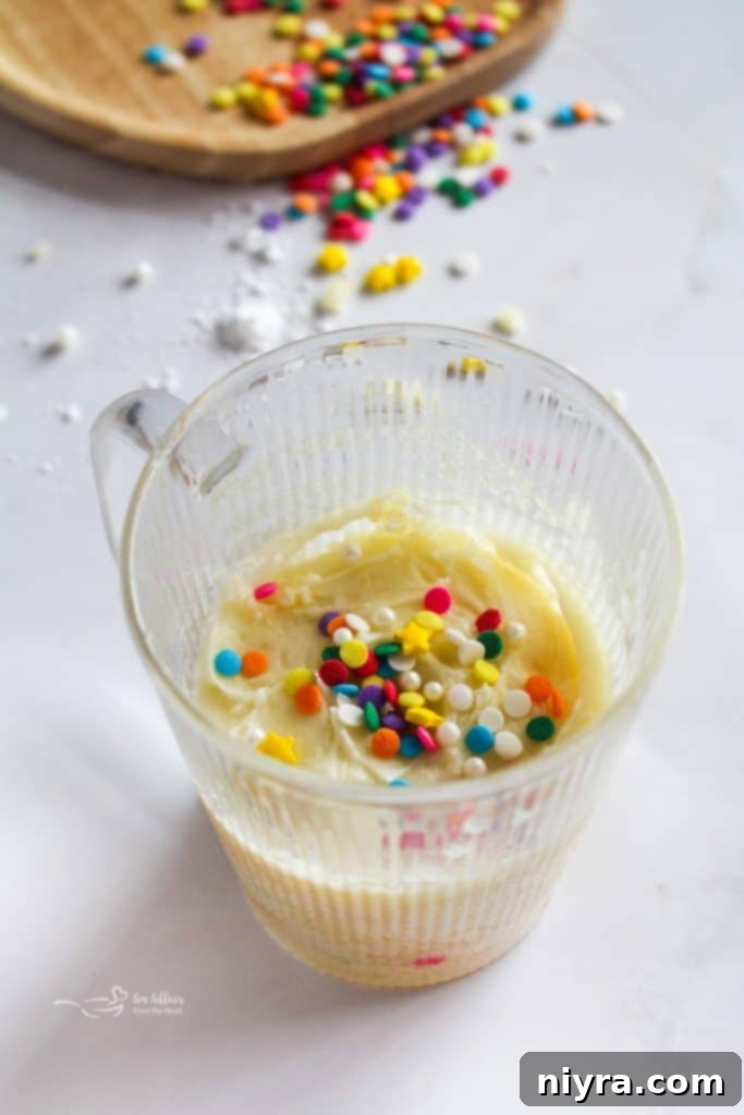 Easy Sugar Cookie Mug Recipe