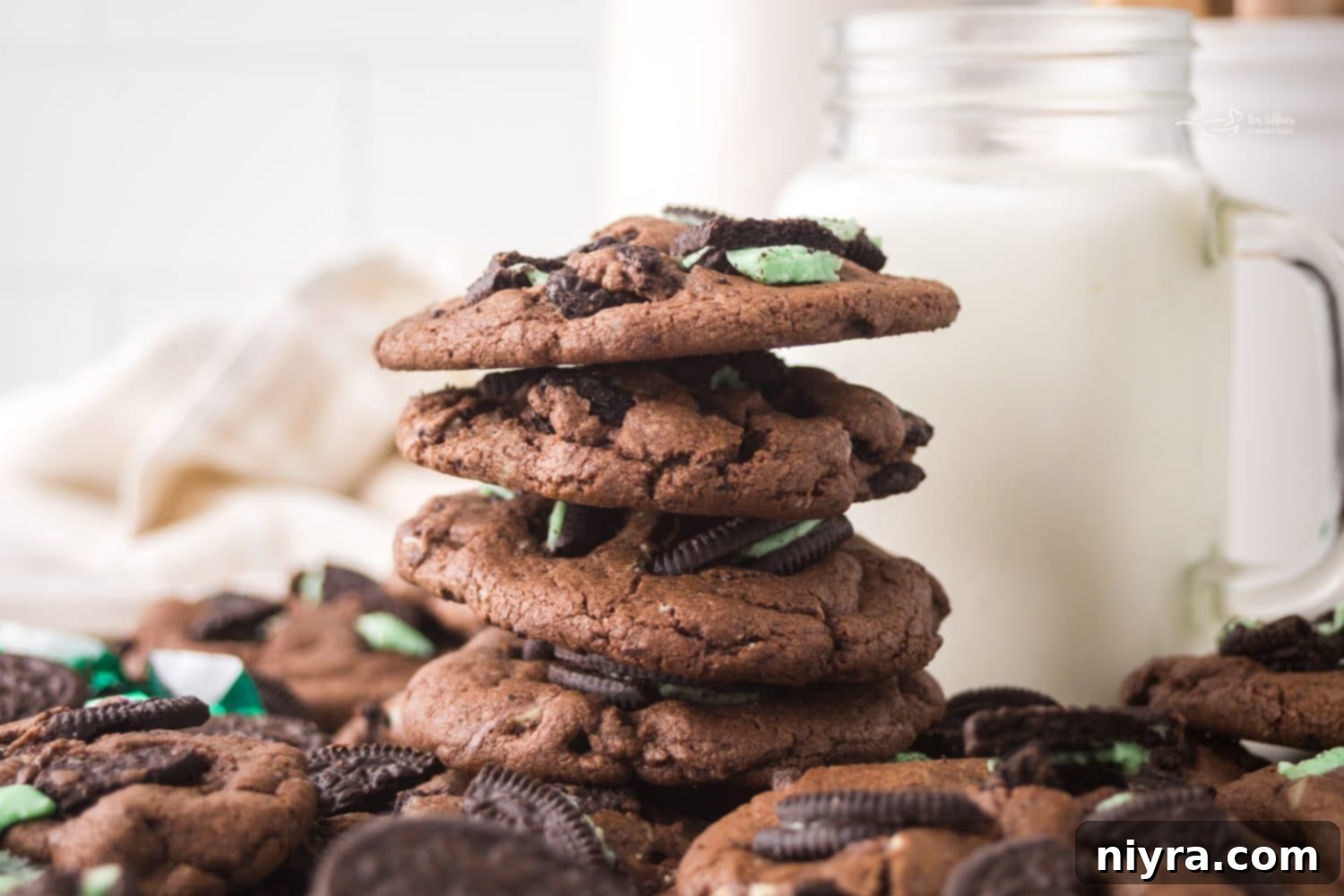 Chocolate Mint Oreo Cookies