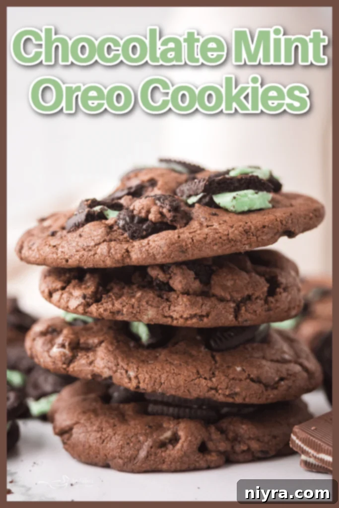 Chocolate Mint Oreo Cookies