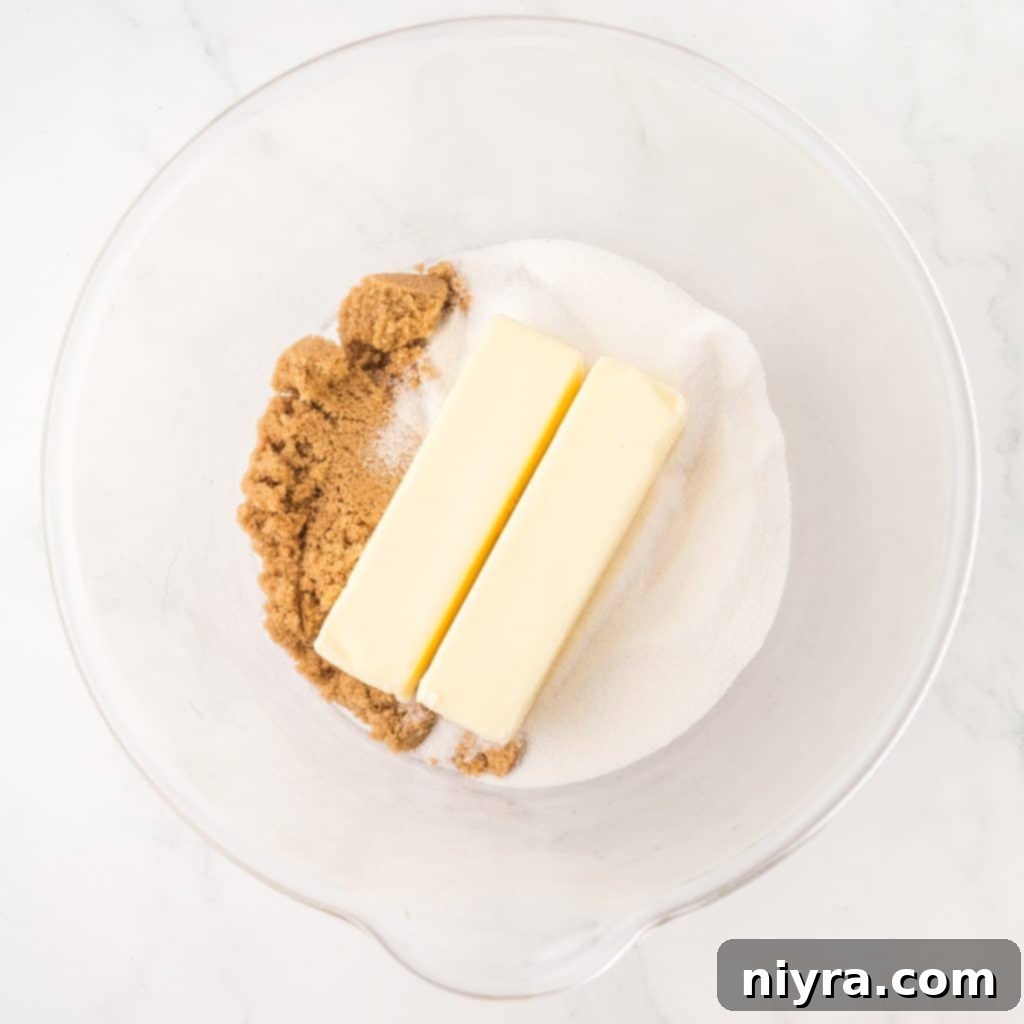 Mixing Butter and Sugar for Pop Tart Bars