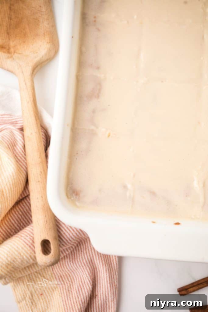 Making Cinnamon Icing for Pop Tart Bars