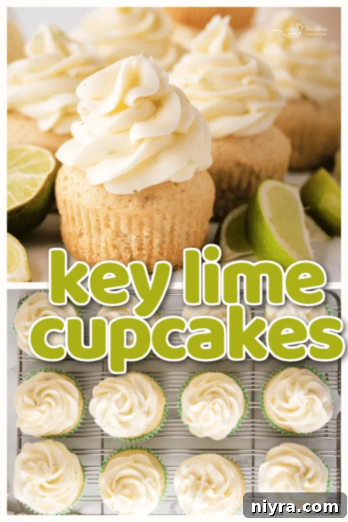 Lime Bliss Cupcakes 10 Key Lime Cupcakes in a Refrigerator