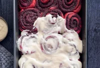 Red Velvet Cinnamon Swirls