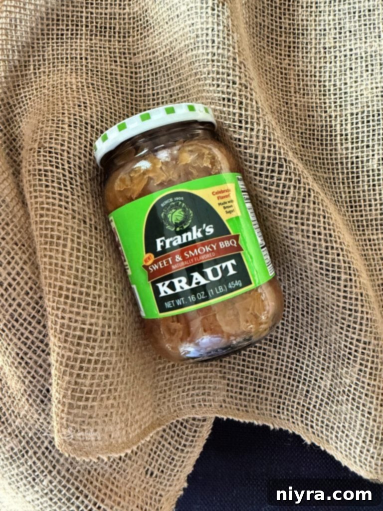 Frank's Sweet & Smoky BBQ Kraut