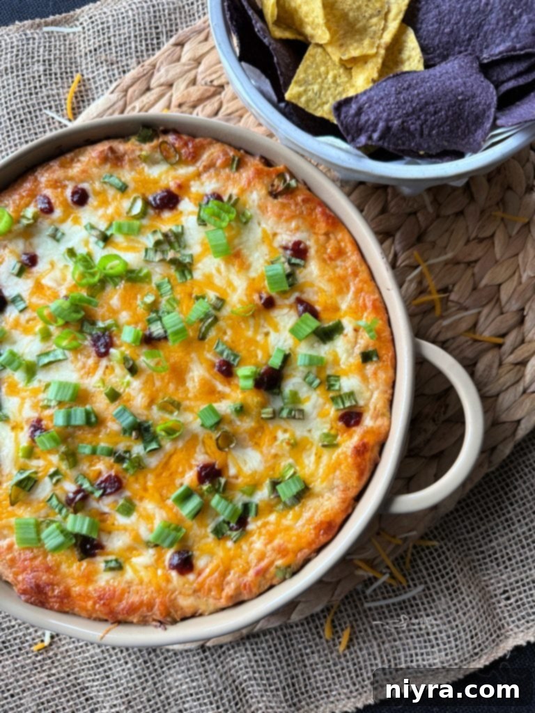 Baked BBQ Chicken & Kraut Dip